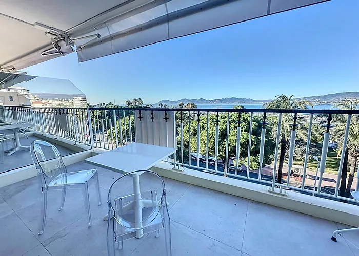 39M2 Croisette, Terrasse, Vue Mer, Garage
