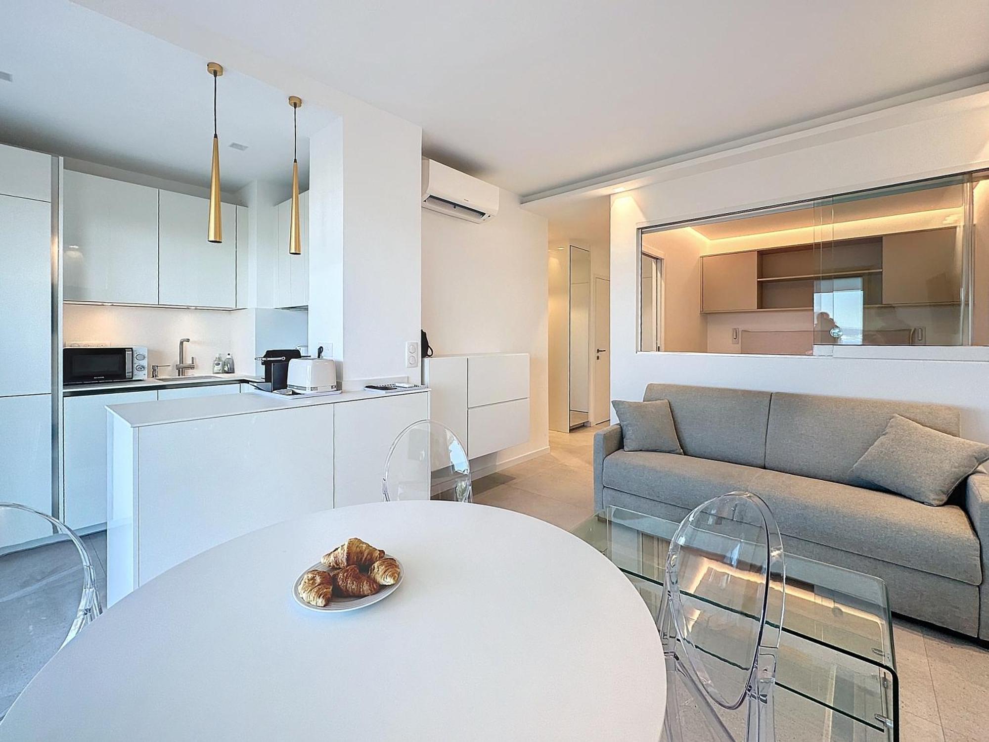 39m2 Croisette, Terrasse, Vue Mer, Garage Appartamento